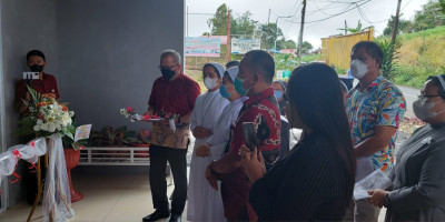 Kadis DIKDA Prov. SULUT Resmikan Edotel SMK Katolik St Familia Tomohon