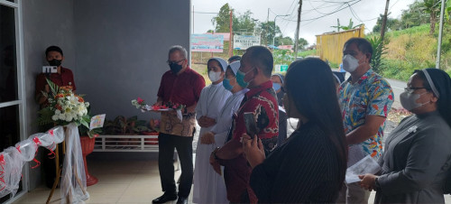 Kadis DIKDA Prov. SULUT Resmikan Edotel SMK Katolik St Familia Tomohon