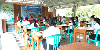 Penarikan Siswa PKL Tahap 1 Kelas XI SMK Katolik Santa Familia Tomohon