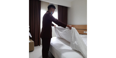 Kegiatan PKL Siswa SMK Katolik Santa Familia Tomohon Kompetensi Perhotelan