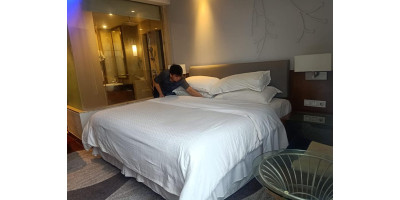 Siswa Jurusan Perhotelan dalam upaya meningkatkan Skill di DUDI