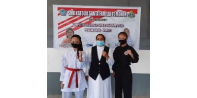 Dua Siswa SMK Katolik Santa Familia Tomohon Mewakili SULUT Berlaga di Kompetisi Olahraga Siswa Nasional 2021